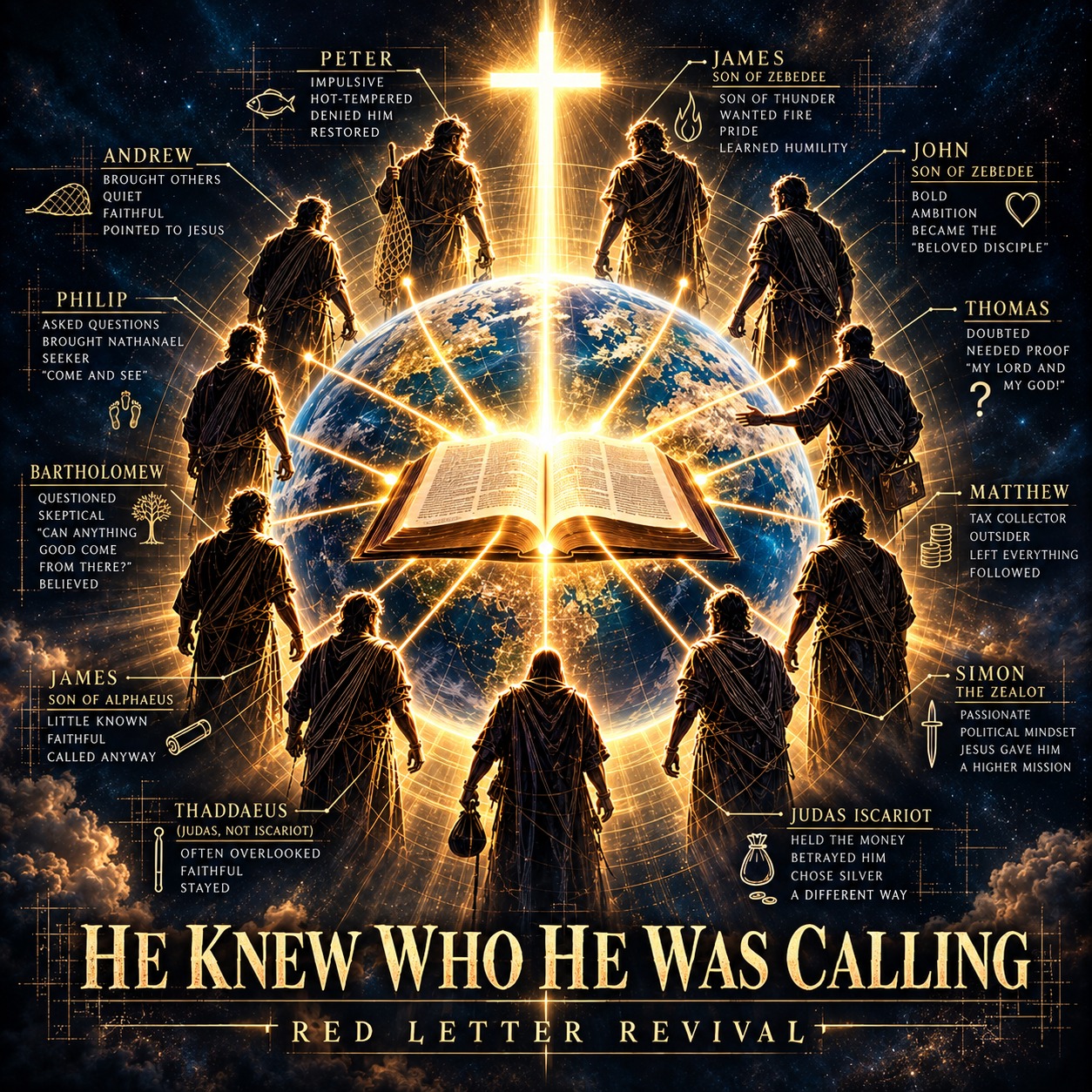 Original cover artwork for He Knew Who He Was Calling